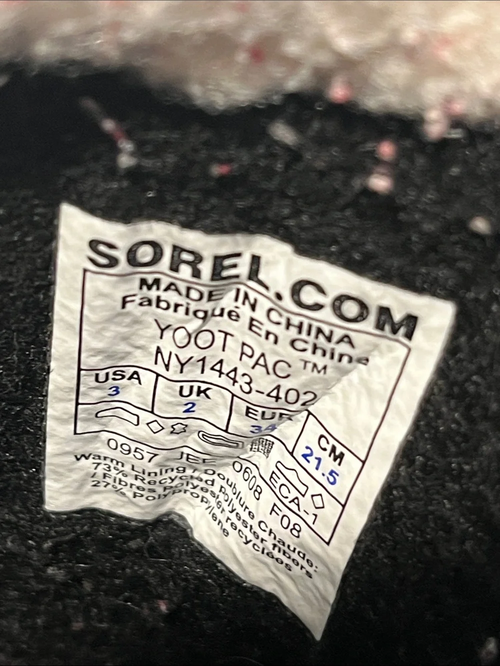 Sorel warm faux